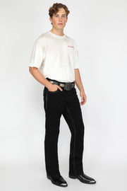 Answer Me AM-2260 Men's Western Embroidered Straight Jeans